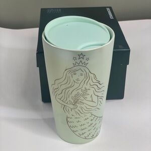 Starbuck's 50th Anniversary Ceramic Tumbler Coffee Mug Travel